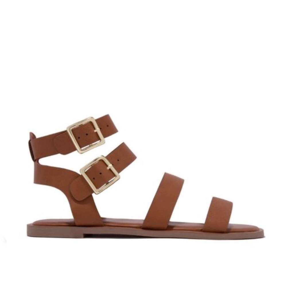 !! NEW !! Strappy Gladiator Sandals in Camel - Picture 3 of 12